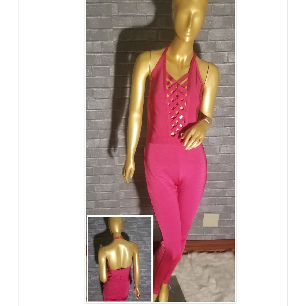 Pink jumpsuit